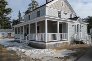 New Home Construction  wrap around porch